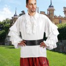 Henry Morgan pirate white Shirt costumes S/M Henry Morgan pirate white Shirt costumes S/M