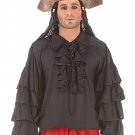 Henry Morgan pirate black Shirt costumes XXLarge Henry Morgan pirate black Shirt costumes XXLarge