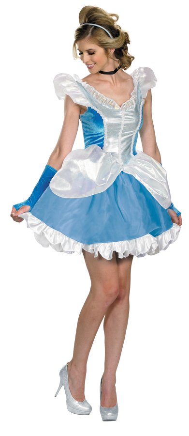 Disney Princess Cinderella SASSY Dress Deluxe Costume Medium size 8-10