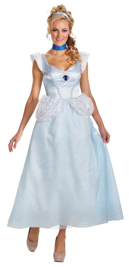 Disney Princess Cinderella Dress Deluxe Costume Xlarge size 18-20