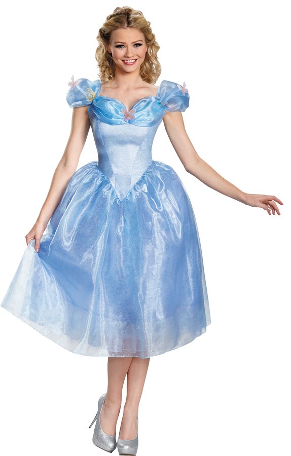 Disney Princess New Cinderella Movie Dress Deluxe Costume XLarge size 18-20