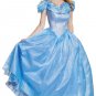 Disney Princess New CINDERELLA MOVIE PRESTIG Dress Deluxe Costume Large size 10-12