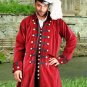 Deluxe Captain Benjamin Coat Pirate Adult Halloween Men Large