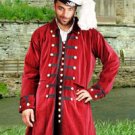 Deluxe Captain Benjamin Coat Pirate Adult Halloween Men S/M