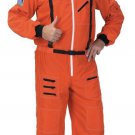 Deluxe Nasa Uniform Astronaut SUIT ADULT ORANGE Men Halloween Costumes Large