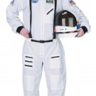 Deluxe Nasa Uniform Astronaut SUIT ADULT White Men Halloween Costumes Large