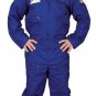 Deluxe FLIGHT SUIT ADULT Navy Blue Men Halloween Costumes Large