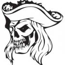 High Quality Pirate T-shirt cotton White X-Large