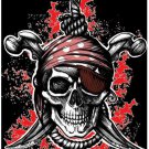 High Quality Pirate T-shirt cotton Black X-Large