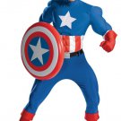 DeluxeCaptain America Rental Mavel Character Compleate Costume size 42-46 License