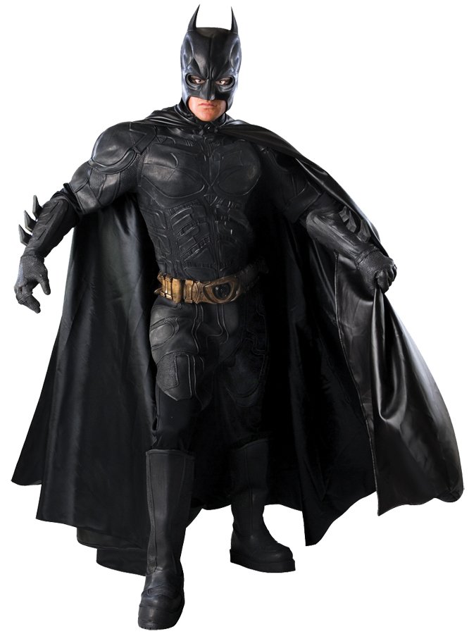 Authentic Licensed Adult Superheros Movie BATMAN Collector Halloween Men Costumes X-Large  46-48