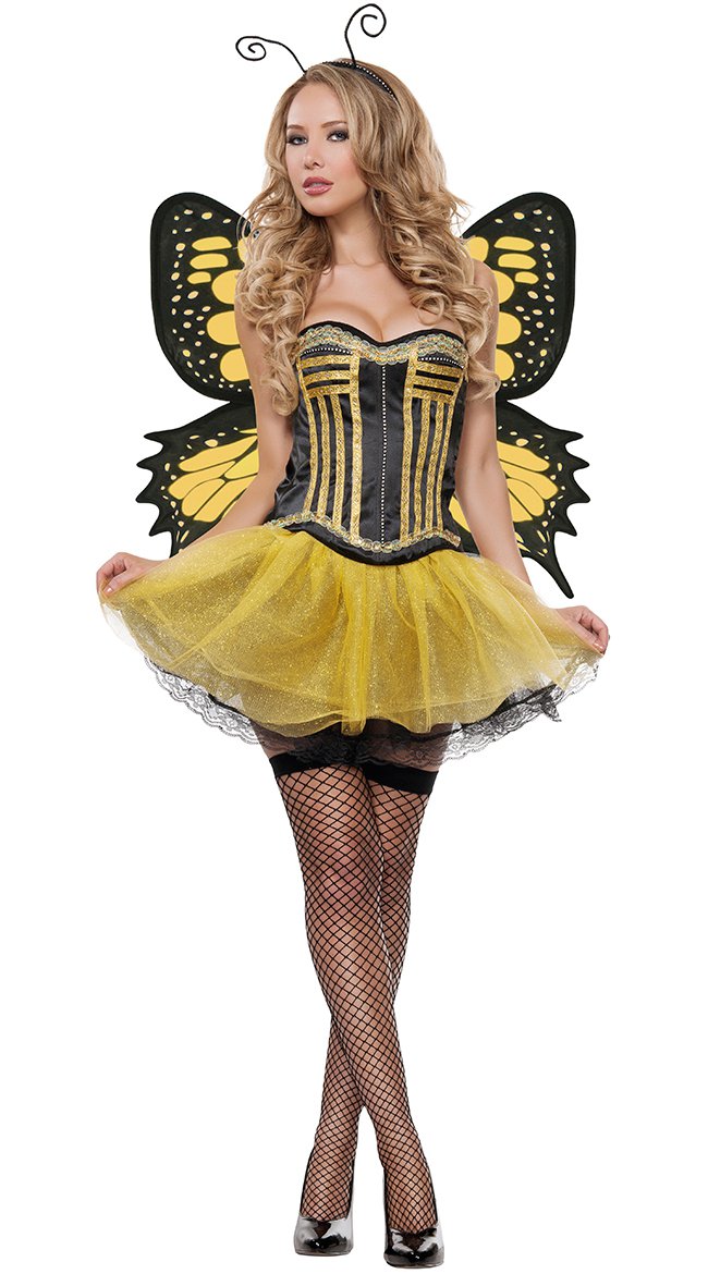 High Quality Fluttering Butterfly Halloween Costume lady Small