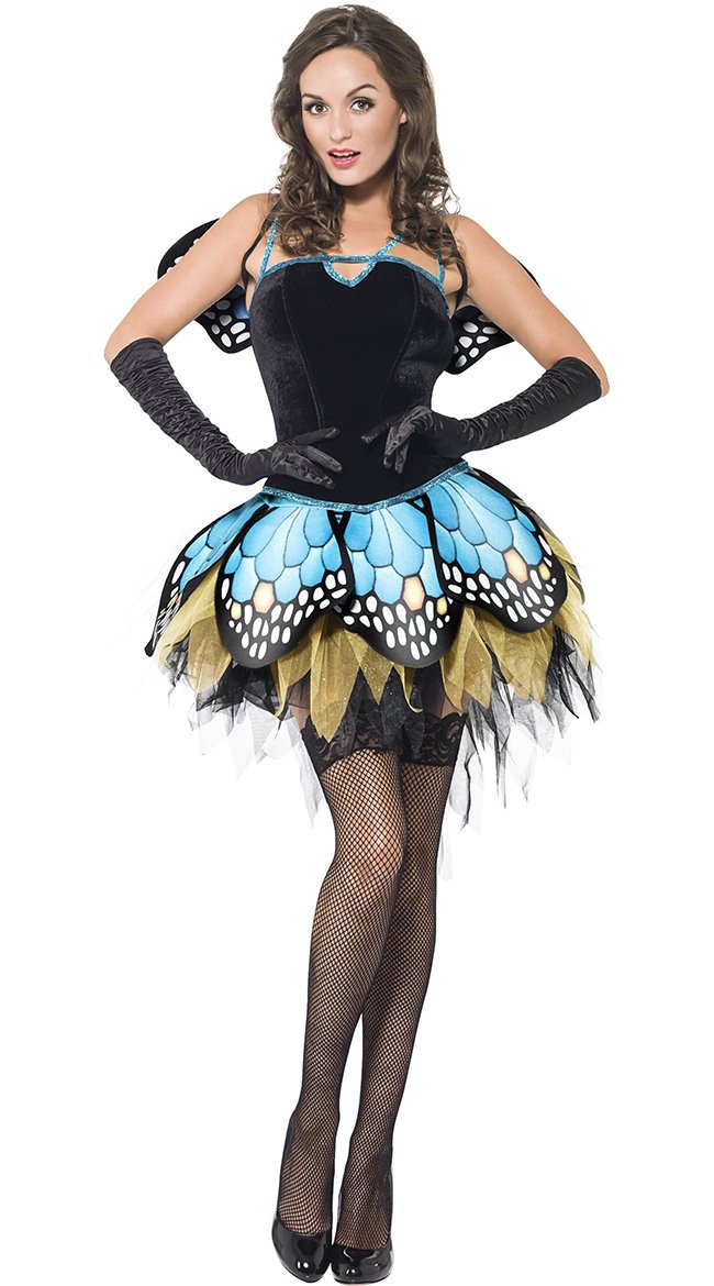 High Quality Flirty Butterfly Babe Halloween Costume lady Medium