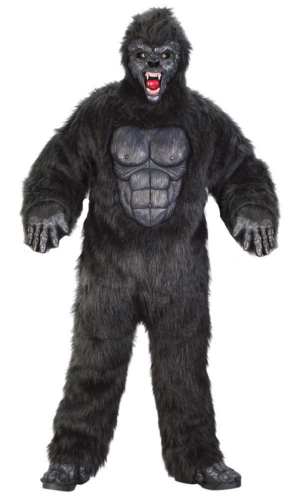 High Quality FEROCIOUS GORILLA Suit ADULT Unisex Hallowen Costumes