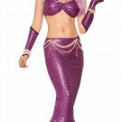 High Quality Pink Mermaid Skirt Costume Set Halloween Costume women One size