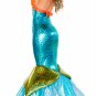 High Quality Deluxe Aquarius Mermaid Costume Halloween Costume women Medium