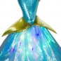 High Quality Deluxe Aquarius Mermaid Costume Halloween Costume women Medium