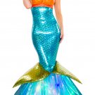 High Quality Deluxe Aquarius Mermaid Costume Halloween Costume women X-Large