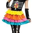 DAY OF THE DEAD Child Costume Girl Complete dress  Outfits Girl Halloween Costumes Medium