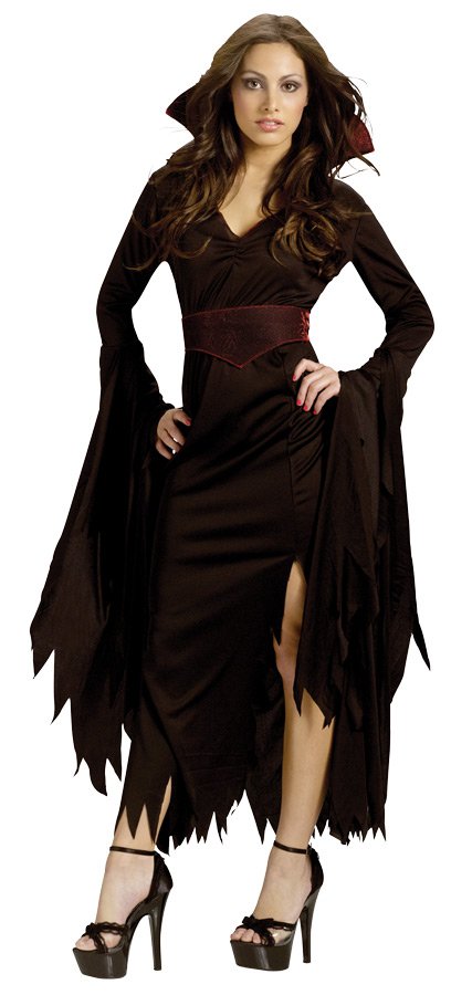 Sexy Vampire Vampress lady Gothic Adult Women Halloween Costume ML