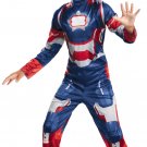 IRON PATRIOT Classic Movie Marvel Superhero Child Kid Costume Large
