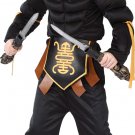 NINJA WARRIOR MUSCLE Child Boy costume Complete Kid Halloween Costumes small 4-6