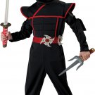 Authentic BLACK Hood STEALTH NINJA CHILD Boy costume Complete Kid Halloween Costumes Small 4-6