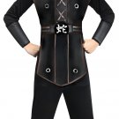 High quality BLACK Hood NINJA WARRIOR Child Boy Costume Complete Kid Halloween Costumes Large 12-14