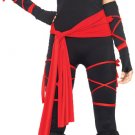 Authentic DEADLY Sexy NINJA Jumsuit  Women Halloween Costume ADULT Medium 8-10