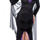 Deluxe  MALEFICENT Sassy Costume Sleeping Beauty Adult Women Costume Large 12-14