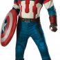 High Quality Captain America Marcle adult Complete Halloween Costume L