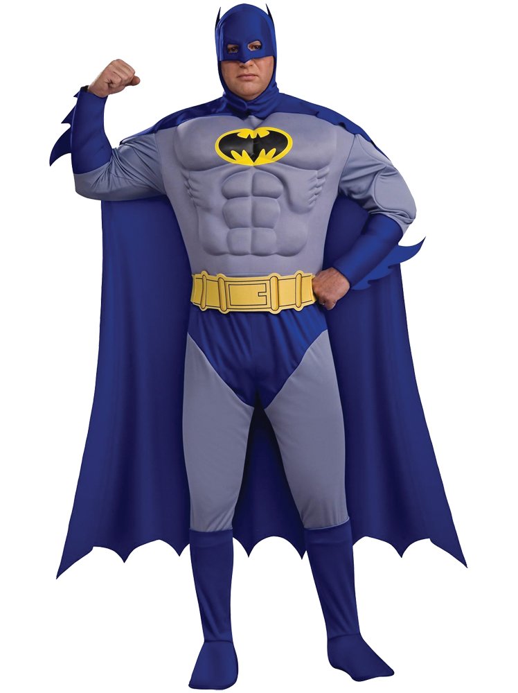 High Quality Plus Batman Marcle Chest adult Complete Halloween Costume L