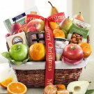 Merry Christmas Classic Deluxe Fruit Basket New Year Gift Basket Merry Christmas Classic Deluxe Fruit Basket New Year Gift Basket