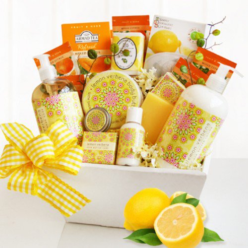 Valentine Citrus Classic Spa Gift Basket Christmas gift for her & Mom