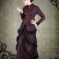 Deluxe Brocade Dinner Steampunk Dress Woman Renaissance Halloween Costume 2 pc X-Large