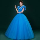 High quality Women Halloween Cosplay Adult Fancy Dress Princess Cinderella Ball Gown Costume Sexy SM