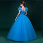 High quality Women Halloween Cosplay Adult Fancy Dress Princess Cinderella Ball Gown Costume Sexy SM