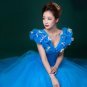 High quality Women Halloween Cosplay Adult Fancy Dress Princess Cinderella Ball Gown Costume Medium