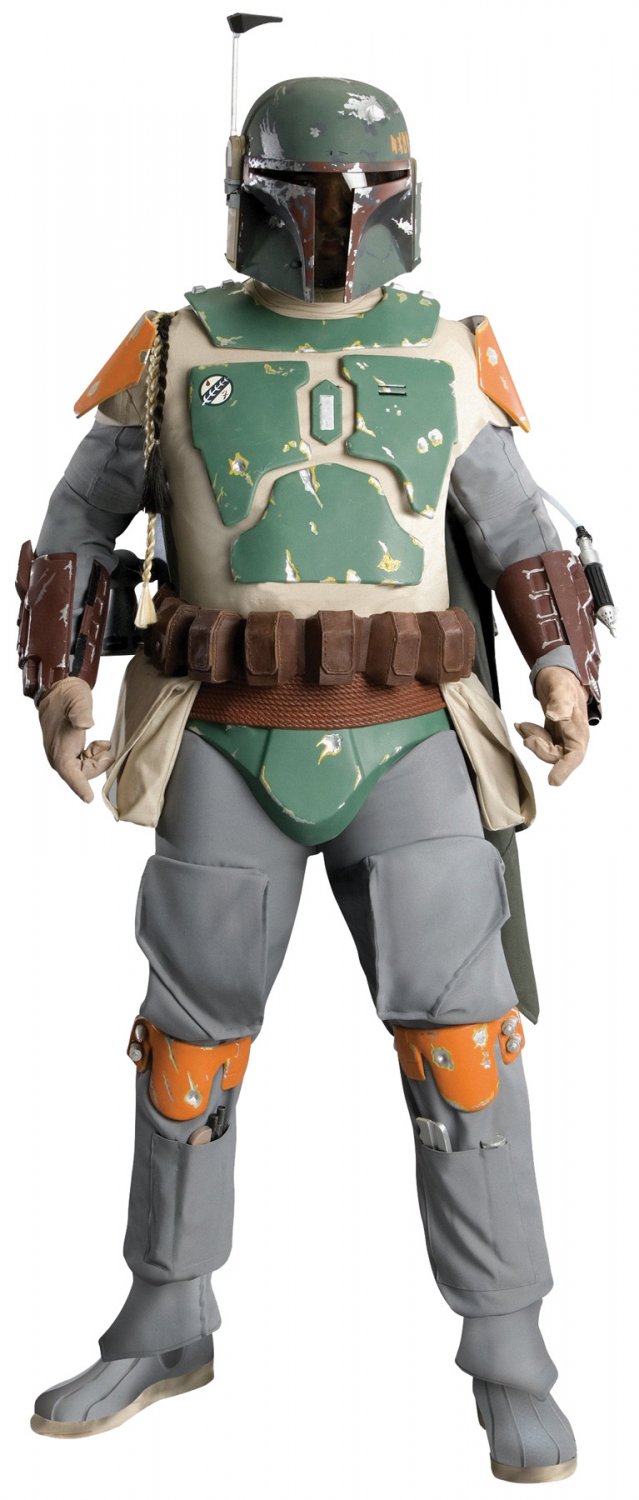 Authentic Supreme SUPER EDITION BOBA FETT Costume Star wars Licensed Std Size