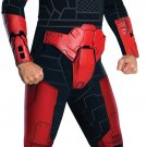 Deluxe HALO Comic Game Movie RED SPARTAN Helloween Costume STD