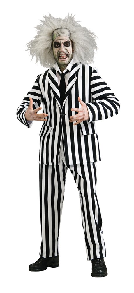 Deluxe Complete BEETLEJUICE GRND HERITAGE Halloween Men Costume XL