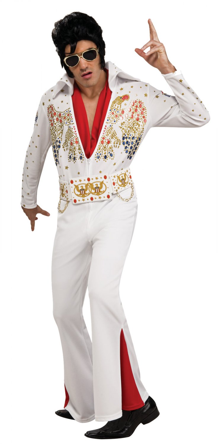 Deluxe ELVIS  Halloween Men Costume Large Licensed