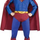 Authentic Licensed Top SUPERMAN SUPREME  Muscle Chest Superhero Adult Men Costume XL