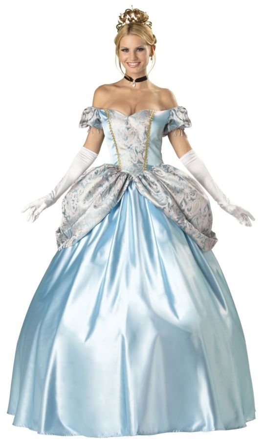 Deluxe Enchanting Princess  Fancy DressWomen Gown Costume L