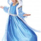 Deluxe ICELYN WINTER PRINCESS Blue Dress Gown Halloween Costume Party CHILD XS 2-4
