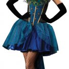 5 pcs Deluxe PEACOCK Queen Fancy Dress Adult Costume Princess Disney S 5 pcs Deluxe PEACOCK Queen Fancy Dress Adult Costume Princess Disney S