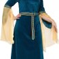 Deluxe Plus RENAISSANCE PRINCESS Dress Blue Gown Halloween Costume Party XL