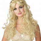 WIG PRINCESS BLONDE Fairy Tale Adult Women Halloween Costume party