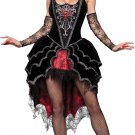 Deluxe Sexy Wicked Witch WEBBED MISTRESS  Halloween Party Costume SM