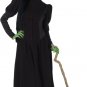 Deluxe ELPHABA WITCH Costume Black Dress ADULT Women Halloween Costume Party SM